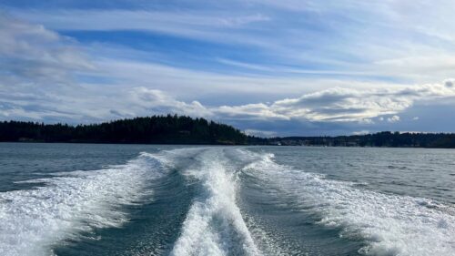 The waters of the San Juan Islands